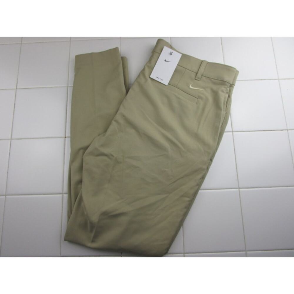 Nike Dri Fit Golf Performance Pants Khaki Biege Men's 38X34 DN2397-250